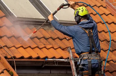 Démoussage et hydrofuge de toiture à Saultain